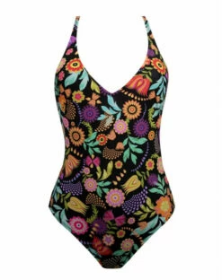 Maillot De Bain Une Pièce Antigel La Muse En Fleurs (Bouquet Radieux)