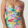Maillot De Bain Une Pièce Emboîtant Prima Donna Swim Sazan (Blue Bloom) -MARIE JO Ventes maillot de bain une piece emboitant prima donna swim sazan blue bloom