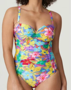 Maillot De Bain Une Pièce Emboîtant Prima Donna Swim Sazan (Blue Bloom)