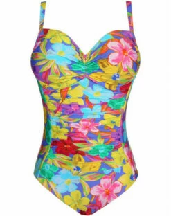 Maillot De Bain Une Pièce Emboîtant Prima Donna Swim Sazan (Blue Bloom) -MARIE JO Ventes maillot de bain une piece emboitant prima donna swim sazan blue bloom 5