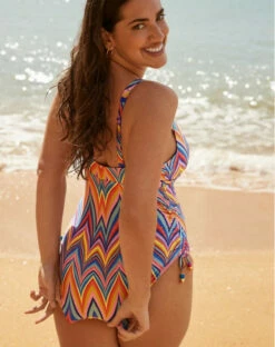 Maillot De Bain Une Pièce Plunge Prima Donna Swim Kea (Rainbow Paradise)