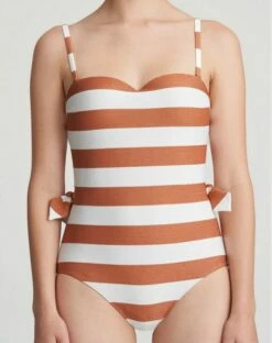 Maillot De Bain Une Pièce Rembourré Bretelles Amovibles Marie Jo Fernanda (Summer Copper)