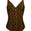 Maillot De Bain Une Pièce Sans Armature Antigel La Muse Africa (Jaune Africa) -MARIE JO Ventes maillot de bain une piece sans armature antigel la muse africa jaune africa