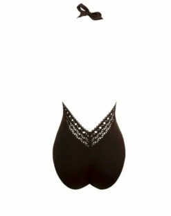 Devant -MARIE JO Ventes maillot de bain une piece seduction dos plongeant lise charmel ajourage couture ebene ajourage 1