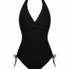 Maillot De Bain Une Pièce Tour De Cou Antigel La Chiquissima (Noir) -MARIE JO Ventes maillot de bain une piece tour de cou antigel la chiquissima noir
