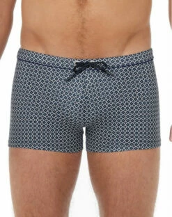 Mini Boxer De Bain HOM Jefrey (Imprimé Marine)