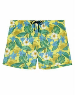 Short De Bain HOM Tropicana (Imprimé Jaune) -MARIE JO Ventes short de bain hom tropicana imprime jaune 2