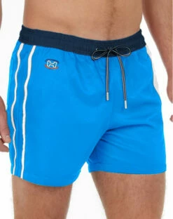 Short De Bain HOM Waterpolo (Bleu) -MARIE JO Ventes short de bain hom waterpolo bleu 2