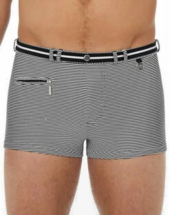 Shorty De Bain Hom Eddy (Rayé)