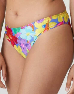 Slip De Bain Brésilien Prima Donna Swim Sazan (Blue Bloom) -MARIE JO Ventes slip de bain bresilien prima donna swim sazan blue bloom 1