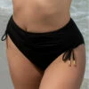 Slip De Bain Coulissant Lise Charmel Chic Sublime Drape (Noir) -MARIE JO Ventes slip de bain coulissant lise charmel chic sublime drape noir