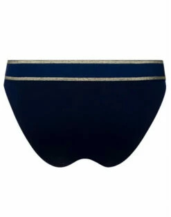 Slip Séduction De Bain La Belle à Bord Antigel (Or Navy) -MARIE JO Ventes slip seduction de bain la belle a bord antigel or navy 1 2