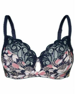 Devant -MARIE JO Ventes soutien gorge armatures classique sans complexe ariane fantaisy imprime bleu marine 1