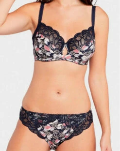 Soutien-gorge Armatures Classique Sans Complexe Ariane Fantaisy (Imprimé Bleu Marine) -MARIE JO Ventes soutien gorge armatures classique sans complexe ariane fantaisy imprime bleu marine 4