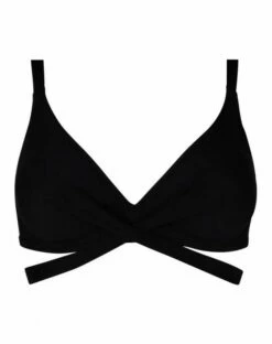 Soutien-gorge Armatures Triangle De Bain Antigel La Chiquissima (Noir)