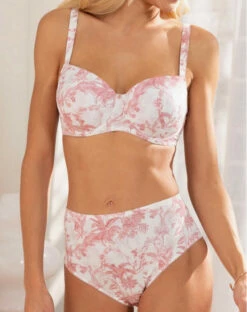 Soutien-gorge Confort Coque Antigel Jungle De Jouy (Rose De Jouy) -MARIE JO Ventes soutien gorge confort coque antigel jungle de jouy rose de jouy 3