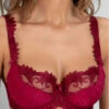 Soutien-gorge Corbeille En Maille Empreinte Thalia (Sangria) -MARIE JO Ventes soutien gorge corbeille en maille empreinte thalia sangria