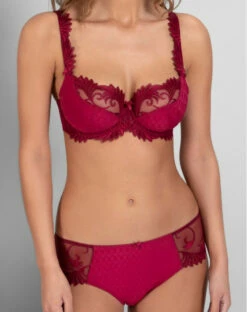 Soutien-gorge Corbeille En Maille Empreinte Thalia (Sangria) -MARIE JO Ventes soutien gorge corbeille en maille empreinte thalia sangria 3