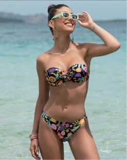 Soutien-gorge De Bain Bandeau à Coques Antigel La Muse En Fleurs (Bouquet Radieux) -MARIE JO Ventes soutien gorge de bain bandeau a coques antigel la muse en fleurs bouquet radieux 1