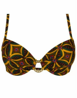 Soutien-gorge De Bain Coque Antigel La Muse Africa (Jaune Africa) -MARIE JO Ventes soutien gorge de bain coque antigel la muse africa jaune africa 1