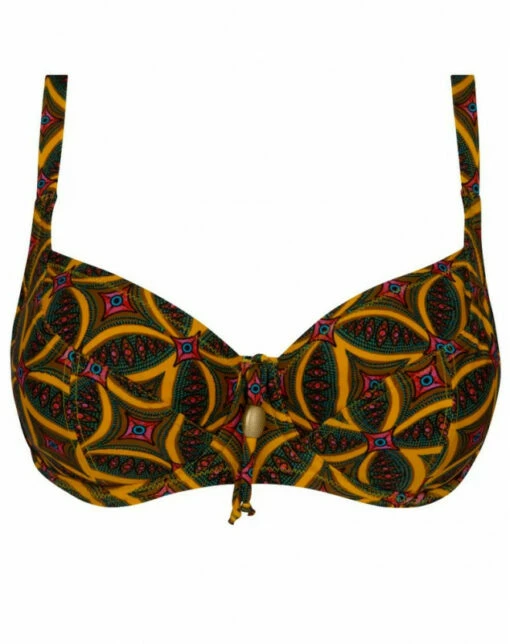 Soutien-gorge De Bain Corbeille Bonnets Profonds Antigel La Muse Africa (Jaune Africa) -MARIE JO Ventes soutien gorge de bain corbeille bonnets profonds antigel la muse africa jaune africa
