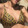 Soutien-gorge De Bain Triangle à Coque Antigel La Muse Africa (Jaune Africa)
