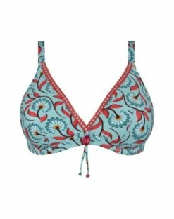 Soutien-gorge De Bain Triangle Armatures Antigel La Muse Bohème (Azur Bohème)