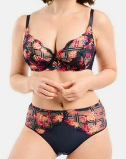 Soutien-gorge Emboîtant Sans Complexe Elise Fantaisy (Imprimé Fleurs Bleu Marine) -MARIE JO Ventes soutien gorge emboitant sans complexe elise fantaisy imprime fleurs bleu marine 3