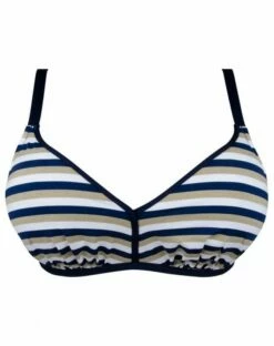 Soutien-gorge Mousse Sans Armature Antigel La Belle A Bord (Or Navy)
