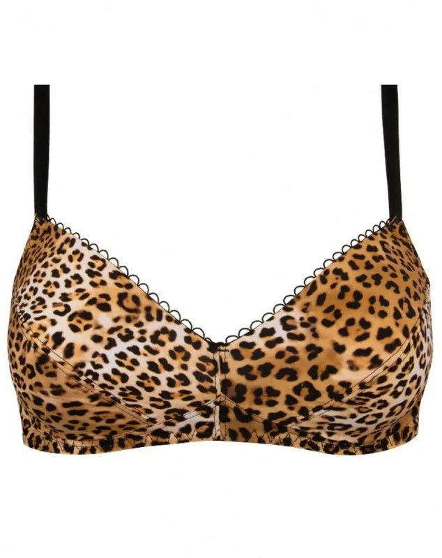 Soutien-gorge Sans Armature Antigel Libre Panthère (Fauve Et Noir) 4 Soutien-gorge Sans Armature Antigel Libre Panthère (Fauve Et Noir) – Image 2