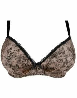 Soutien-gorge Sans Armature Bien-être Antigel Faune En Dentelle (Brun Faune)